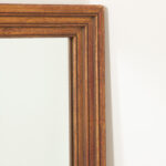 French Vintage Mirror Frame with New Glass
