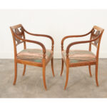 Pair of 19th Century Dutch Arm Chairs