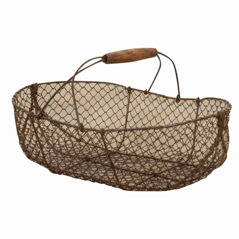 English 19th Century Shell Collecting Basket