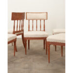 Swedish Set of 5 Gustavian Dining Chairs