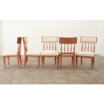 Swedish Set of 5 Gustavian Dining Chairs