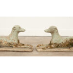 English Pair of Stone Whippets