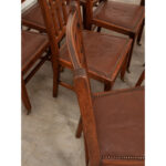 Set of 8 Arts & Crafts Dining Chairs