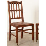 Set of 8 Arts & Crafts Dining Chairs