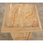 French 19th Century Faux Marble Pedestal