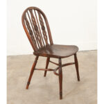 English 19th Century Carved Oak Windsor Chair