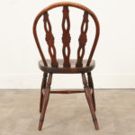 English 19th Century Carved Oak Windsor Chair