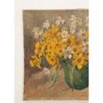 French 19th Century Painting of Daffodils