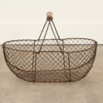 English 19th Century Shell Collecting Basket