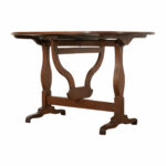 French 19th Century Oak Vendange Table