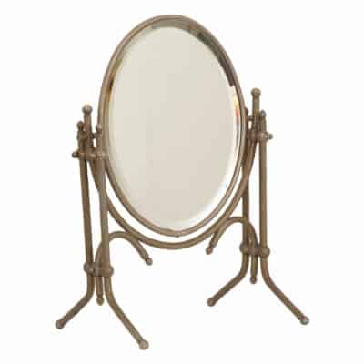 French Vintage Tabletop Vanity Mirror