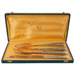French Vintage Box of Serving Utensils
