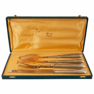 French Vintage Box of Serving Utensils
