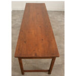 French Pine Farm Table from Burgundy