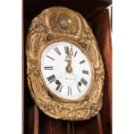 French 19th Century Banjo Painted Case Clock
