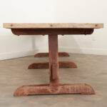 French Massive Trestle Dining Table