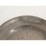 French 19th Century Large Pewter Plate