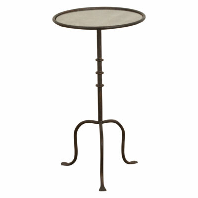 Reproduction Iron & Mirror Drink Table