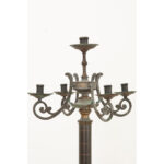 French 19th Century Large Toleware Candelabra