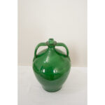 Italian Vintage Green Pottery Jug