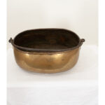 English 19th Century Brass & Iron Pot