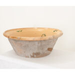 French 19th Century Large Glazed Mixing Bowl