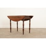 French 19th Century Fruitwood Drop Leaf Table