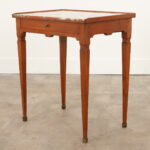 French 19th Century Directorie Red Marble Table