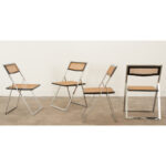 Set of 4 Mid Century Modern Folding Chairs