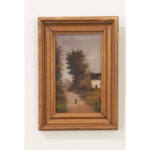 Framed Vintage French Oil Painting