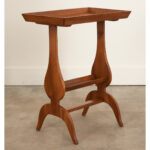 French Vintage Fruitwood Drink Table