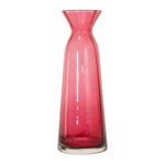 Victorian Pink Glass Hyacinth Vase