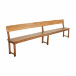 French 10’ Long Pine Bench