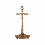 French Louis XVI Style Brass Umbrella Stand