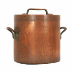 French 19th Century Lidded Copper Stock Pot