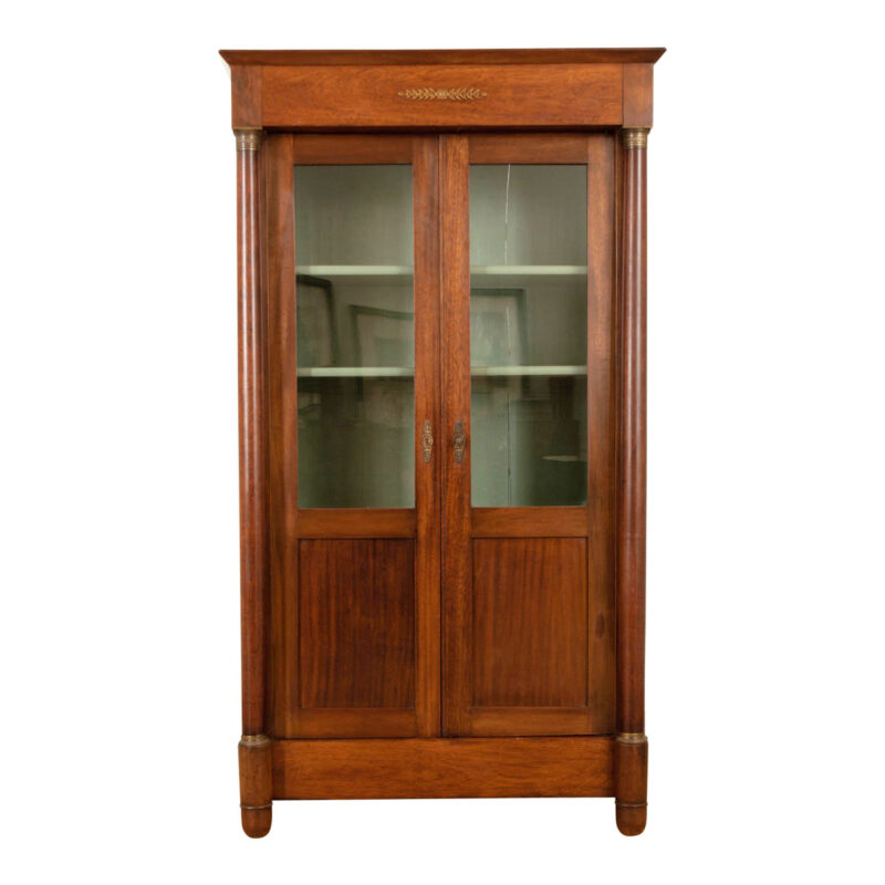 French 19th Century Empire Style Petite Bookcase