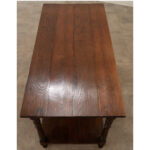 French 19th Century Oak Drapery Table
