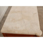 French Louis XVI Style Marble Top Enfilade