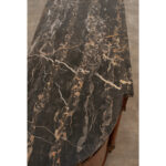 French Empire Burl Wood Demilune Enfilade