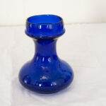 Collection of Victorian Cobalt Blue Hyacinth Vases