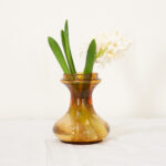 Collection of Victorian Gold Glass Hyacinth Vases