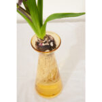 Victorian Gold Glass Hyacinth Vase