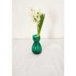 Victorian Green Glass Hyacinth Vase