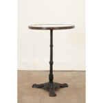 Reproduction Iron and Marble Bistro Table