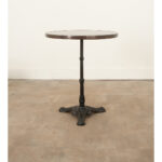 Reproduction Iron and Marble Bistro Table