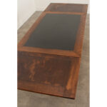 Swiss Draw Leaf Table with Inset Slate Top