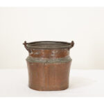 Hammered Copper Shaped Pot