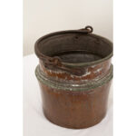Hammered Copper Shaped Pot