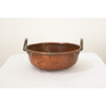 French Large Hammered Copper Pot