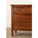 French 19th Century Solid Walnut Directoire Commode